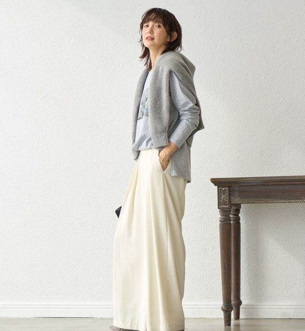  「【インナーとしても◎】PHOTO long Tee」|Tシャツ・カットソー|