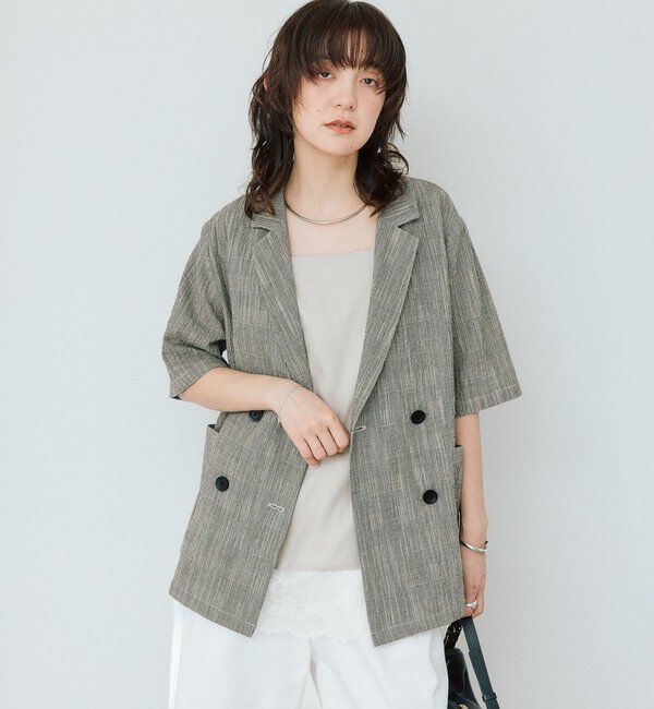  「【新色追加/鮮度抜群】レーストリムキャミソール」|シャツ・ブラウス|