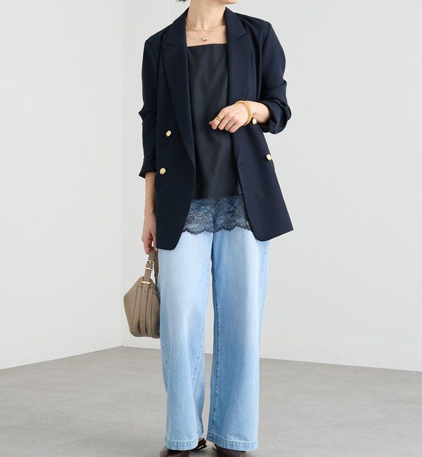  「【新色追加/鮮度抜群】レーストリムキャミソール」|シャツ・ブラウス|