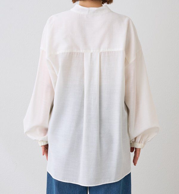  「【オンオフ使える】ナロータイブラウス」|シャツ・ブラウス|