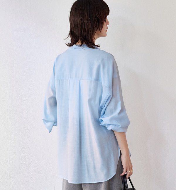  「【オンオフ使える】ナロータイブラウス」|シャツ・ブラウス|