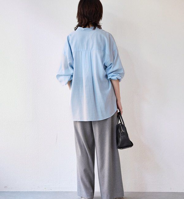  「【オンオフ使える】ナロータイブラウス」|シャツ・ブラウス|