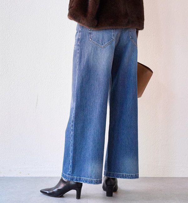  「【こなれ感抜群】ルーズフレアデニム」|デニム|