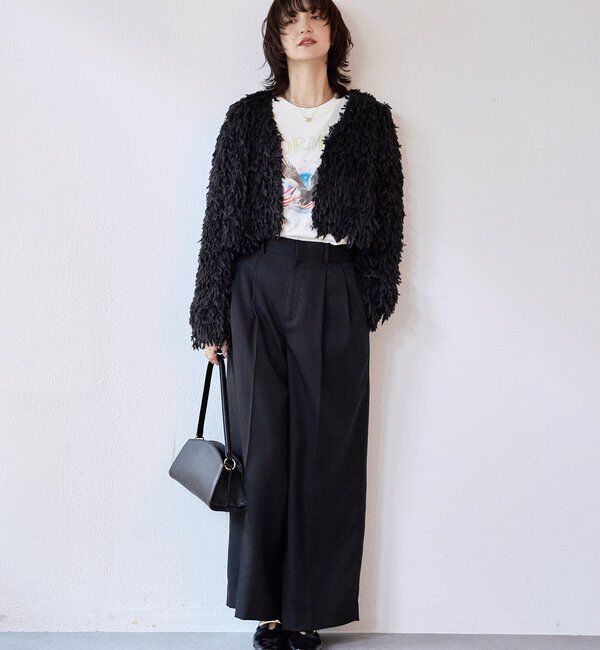  「【遊び心満載】フェザーショートジャケット」|その他|