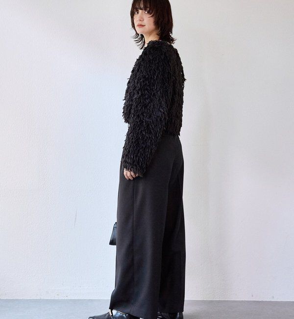  「【遊び心満載】フェザーショートジャケット」|その他|