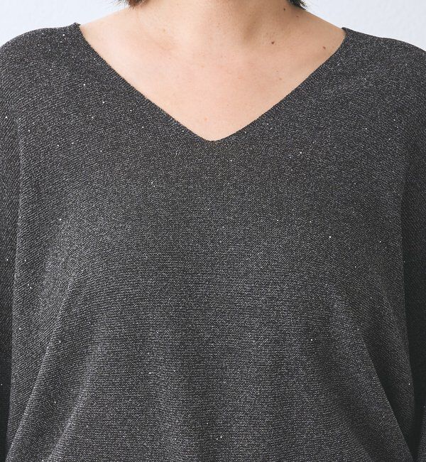  「【華やかな煌めき】ペーパースパングルニット」|ニット・セーター|