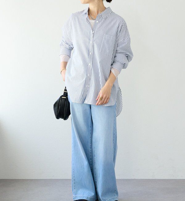  「【RIMH（リムエイチ）】クリーンワイドデニム」|デニム|