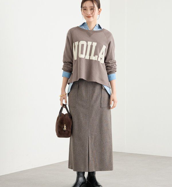  「【RIMH（リムエイチ）】バックフレアショートシャツ」|シャツ・ブラウス|