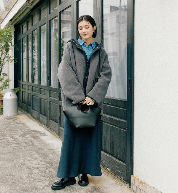  「【RIMH（リムエイチ）】バックフレアショートシャツ」|シャツ・ブラウス|