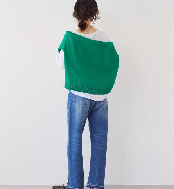  「【A・MONN(アモン)】Vネックニットプルオーバー」|ニット・セーター|