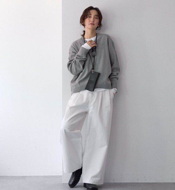  「【A・MONN(アモン)】オーバーロングTシャツ」|Tシャツ・カットソー|