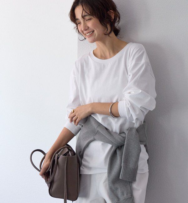  「【A・MONN(アモン)】オーバーロングTシャツ」|Tシャツ・カットソー|