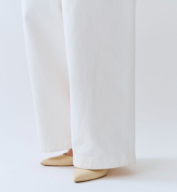  「【A・MONN(アモン)】ホワイトデニムパンツ」|デニム|