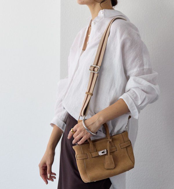  「【実用性抜群】ひねり金具ミニトートバッグ」|クラッチバッグ|