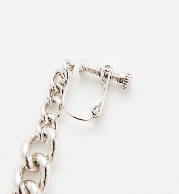  「【存在感抜群】チェーンイヤリング」|ブローチ・コサージュ|