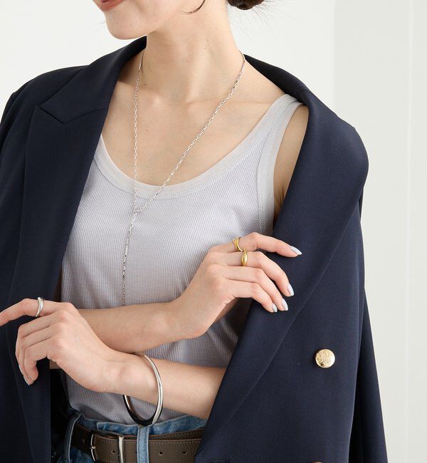  「【アレンジ自在】コンビチェーンマルチネックレス」|ブローチ・コサージュ|