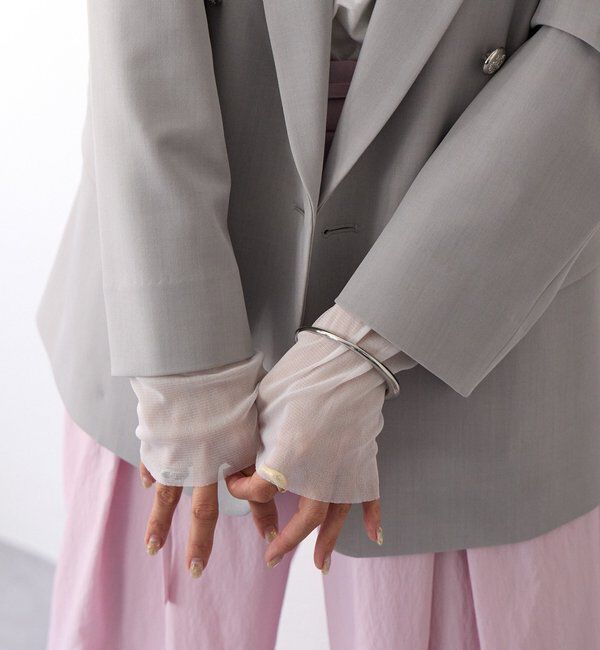  「【レイヤードに最適】チュールキリカエカットソー」|Tシャツ・カットソー|