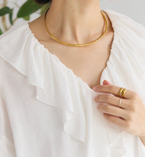  「【R.good（アールドットグッド）】ラウンドチョーカー」|ネックレス|