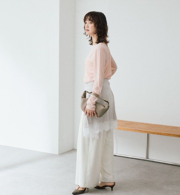  「【鮮度抜群】レーストリムカーディガン」|カーディガン|