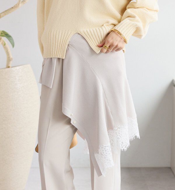  「【鮮度抜群】レーストリムカーディガン」|カーディガン|