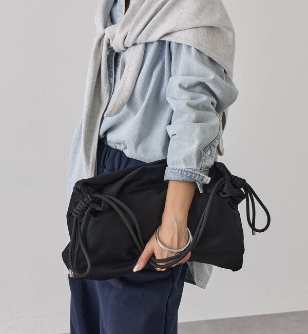  「【A4サイズ対応】メッシュワンハンドルトートバッグ」|クラッチバッグ|