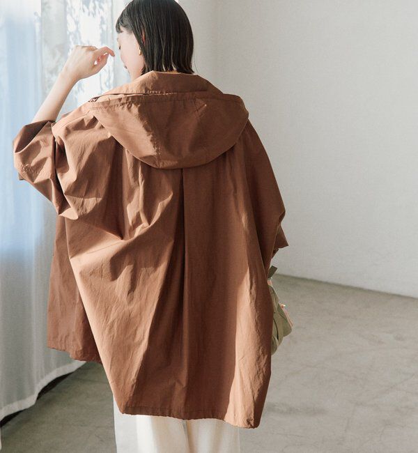  「【花粉ガード・撥水加工・UVカット機能】ドルマンフーディライトコート」|その他|