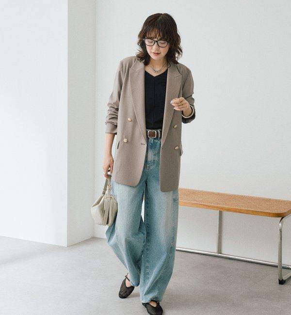  「【トレンド感ある着こなしに】ソフトバレルデニム」|デニム|