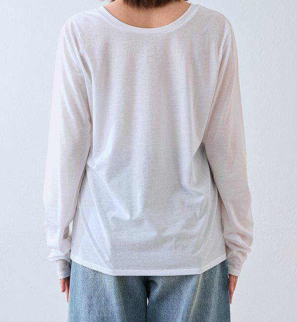  「【着回し力抜群】2wayセミシアーロンTee」|Tシャツ・カットソー|