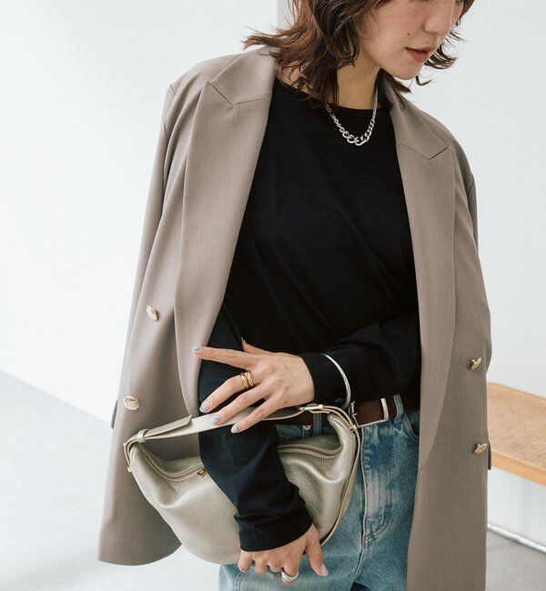  「【着回し力抜群】2wayセミシアーロンTee」|Tシャツ・カットソー|