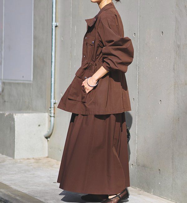  「【セットアップ対応可】フォルムギャザースカート」|スカート|