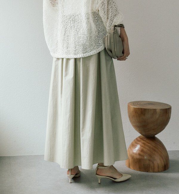  「【セットアップ対応可】フォルムギャザースカート」|スカート|