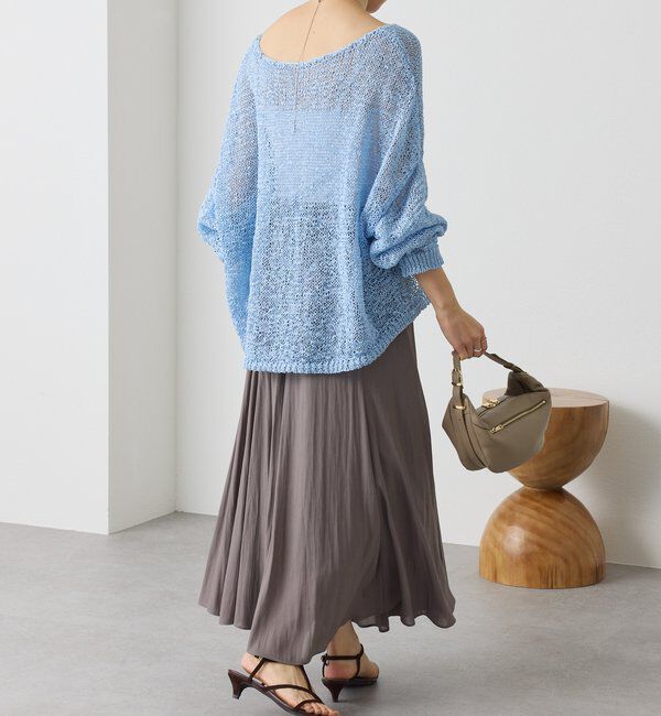  「【ご好評につき再販売開始！】テープヤーンボートネックニット」|ニット・セーター|