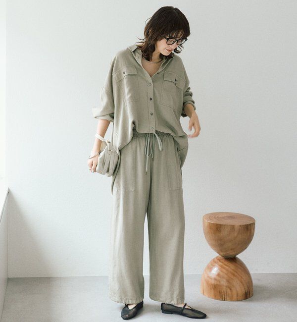  「【セットアップ可/新色追加】ガーメントダイワイドシャツ」|シャツ・ブラウス|