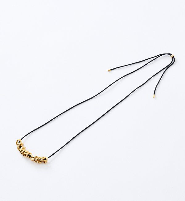  「【アレンジ自在】コード&times;チェーンスライドネックレス」|ネックレス|