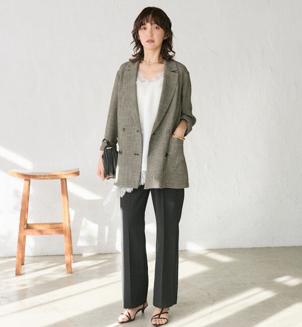  「予約【ご好評につき追加販売決定！】バイアスヘムレースキャミソール」|シャツ・ブラウス|