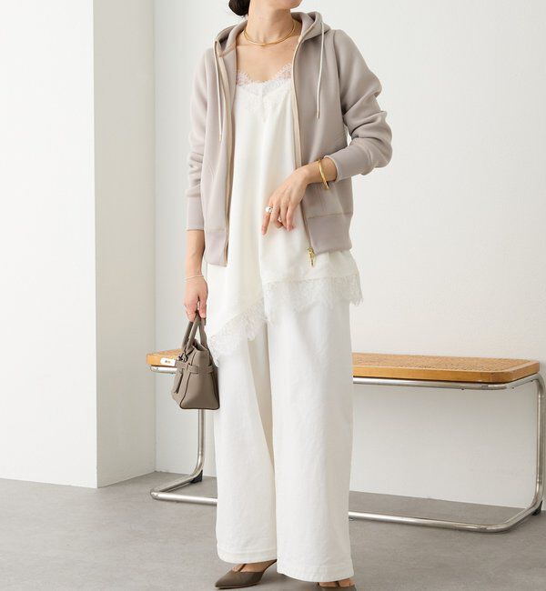  「予約【ご好評につき追加販売決定！】バイアスヘムレースキャミソール」|シャツ・ブラウス|