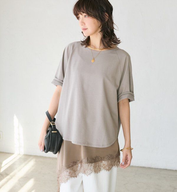  「予約【ご好評につき追加販売決定！】バイアスヘムレースキャミソール」|シャツ・ブラウス|