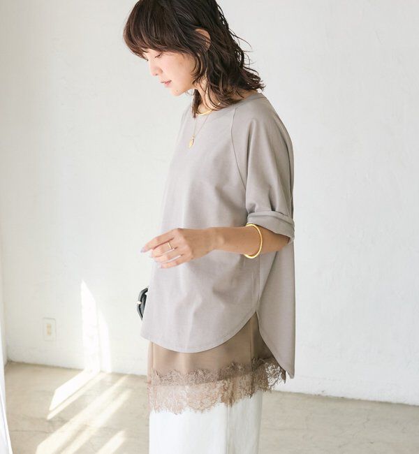  「予約【ご好評につき追加販売決定！】バイアスヘムレースキャミソール」|シャツ・ブラウス|