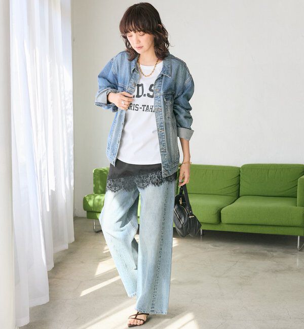  「予約【ご好評につき追加販売決定！】バイアスヘムレースキャミソール」|シャツ・ブラウス|