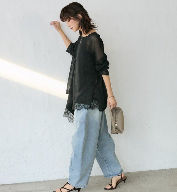  「予約【ご好評につき追加販売決定！】バイアスヘムレースキャミソール」|シャツ・ブラウス|