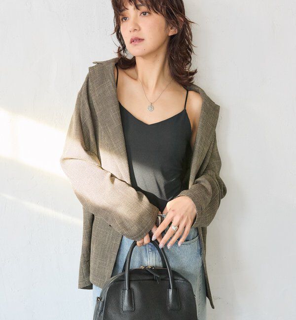  「【MYSELFbyRD（マイセルフバイリヴドロワ）】Vネックキャミソール」|キャミソール|