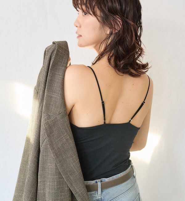  「【MYSELFbyRD（マイセルフバイリヴドロワ）】Vネックキャミソール」|キャミソール|