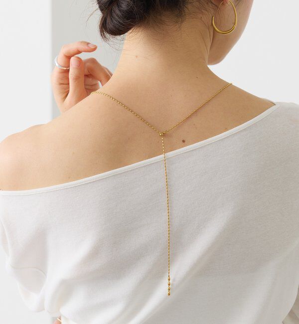  「【R.good（アールドットグッド）】ボールスライドラリエット」|ネックレス|