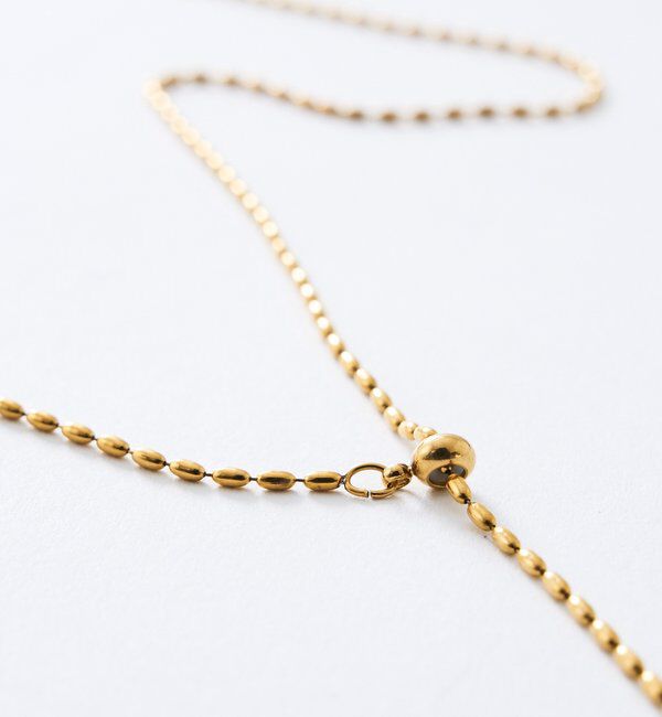  「【R.good（アールドットグッド）】ボールスライドラリエット」|ネックレス|