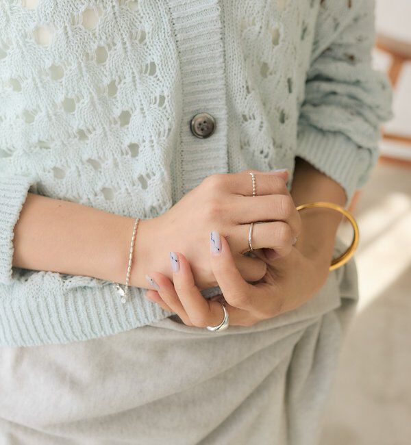  「【A・MONN(アモン)】ナツメチェーンブレスレット」|ブローチ・コサージュ|