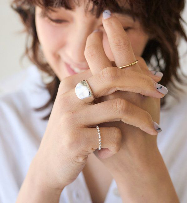  「【【A・MONN(アモン)】ボールチェーンリング」|リング|