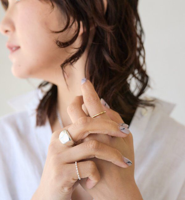  「【【A・MONN(アモン)】ボールチェーンリング」|リング|