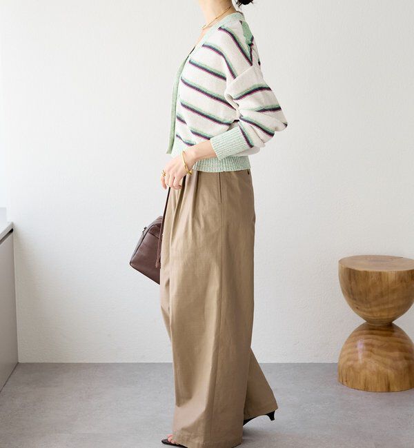  「【存在感抜群】マルチボーダーカーデ」|カーディガン|