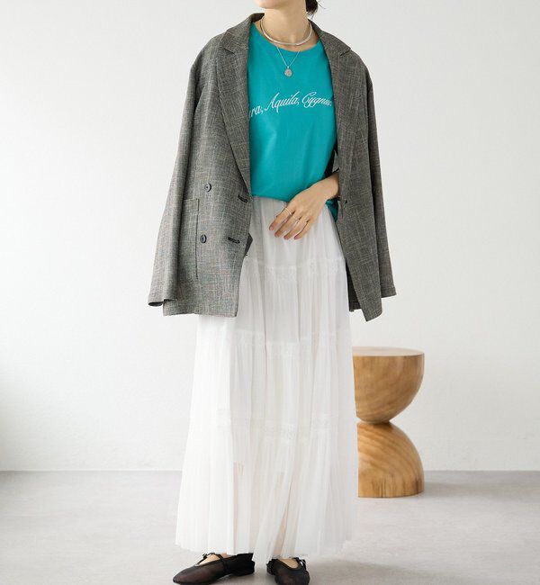  「予約【洗練されたムードに】カラミチェックオーバージャケット」|テーラードジャケット|