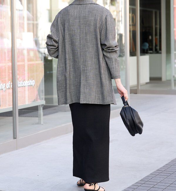  「予約【洗練されたムードに】カラミチェックオーバージャケット」|テーラードジャケット|